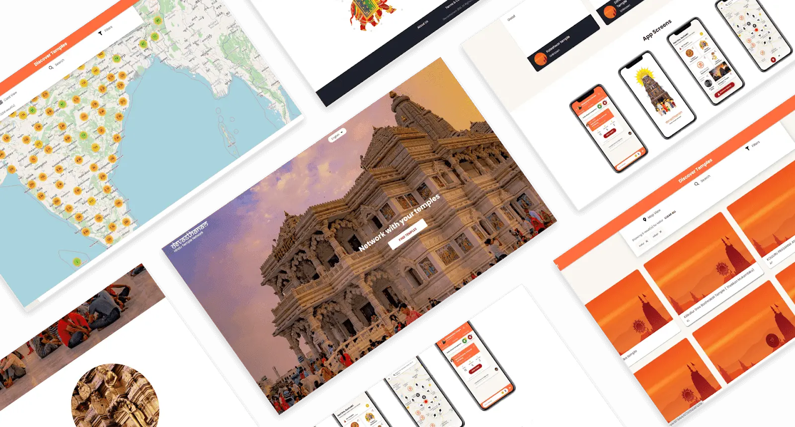 Devasthanam Website design by chipsy services udupi