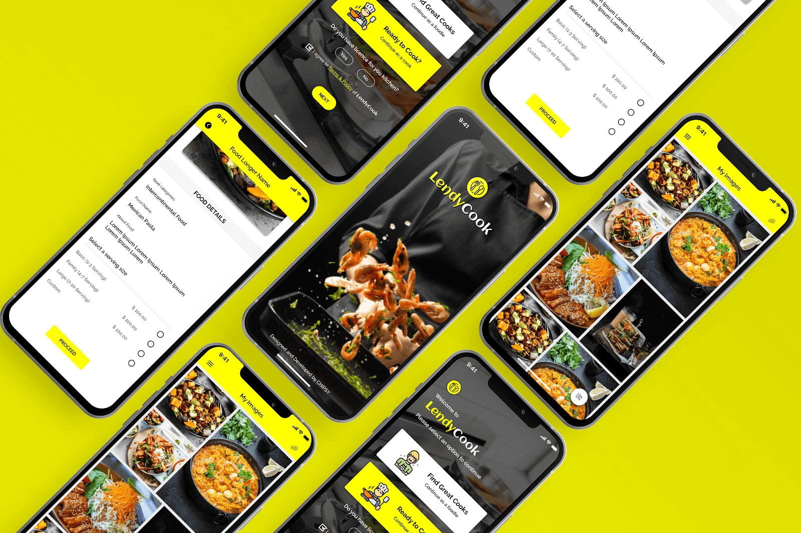 Lendy Cook Mobile App by Chipsy Services
